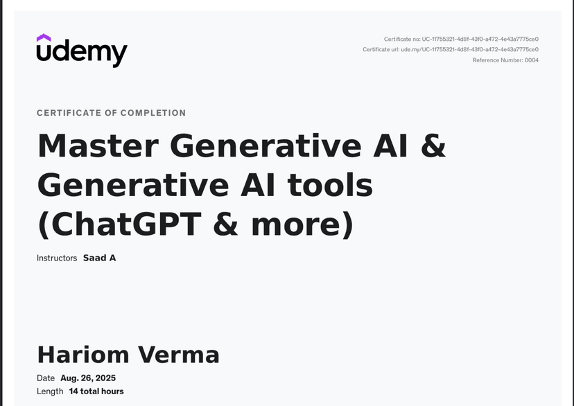 Master Generative AI