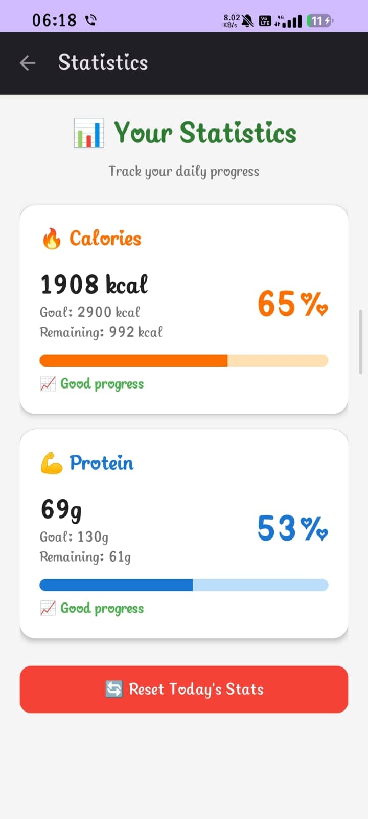 Nutrition Tracker